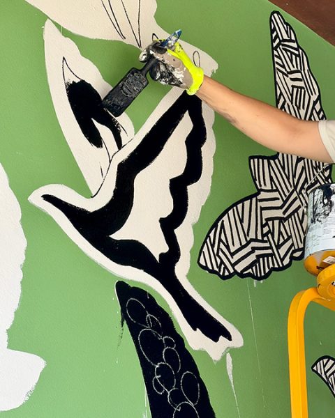Kelsey Monatgue Murale Fiordaliso 2